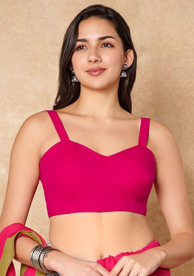 Women Pure Cotton Saree Blouse