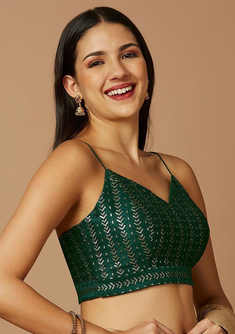 Women Embellished Saree Blouse