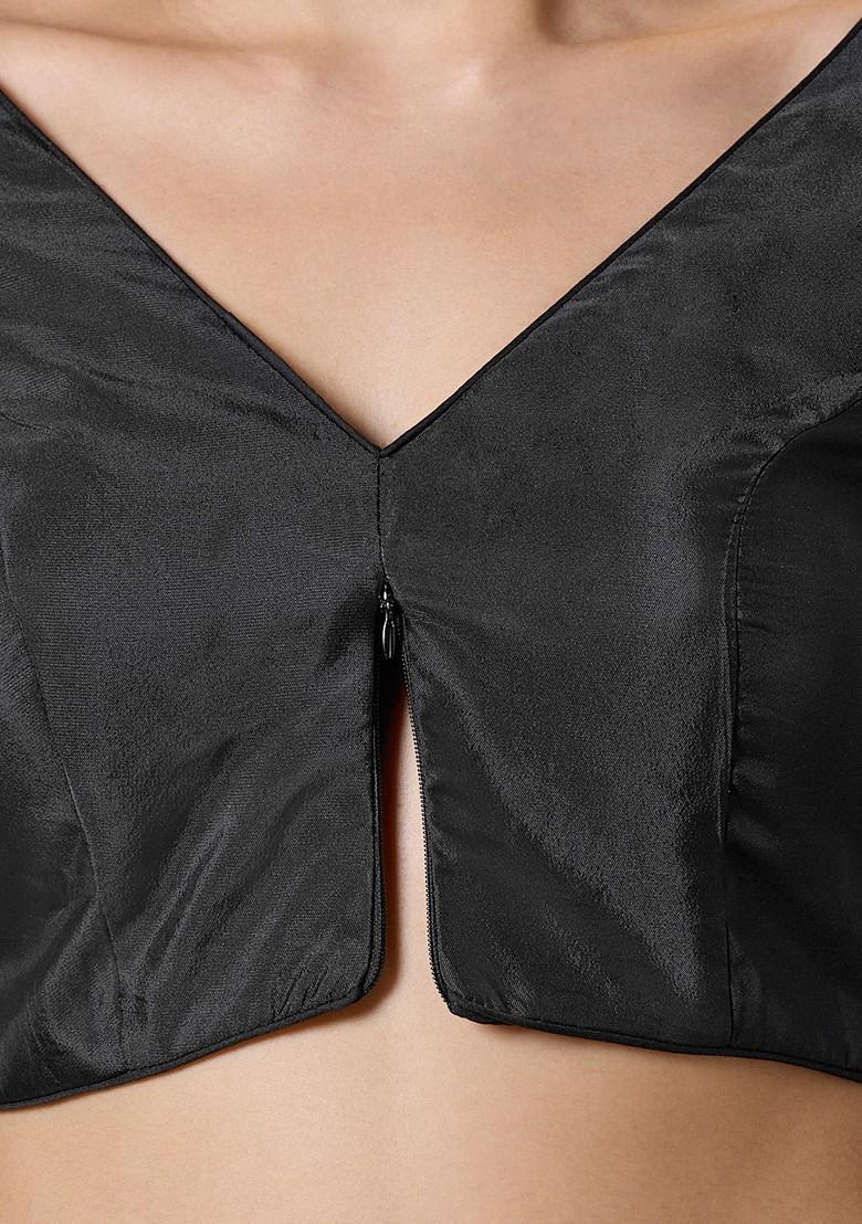 V Neck Padded Readymade Blouse With A Comfortable Fit