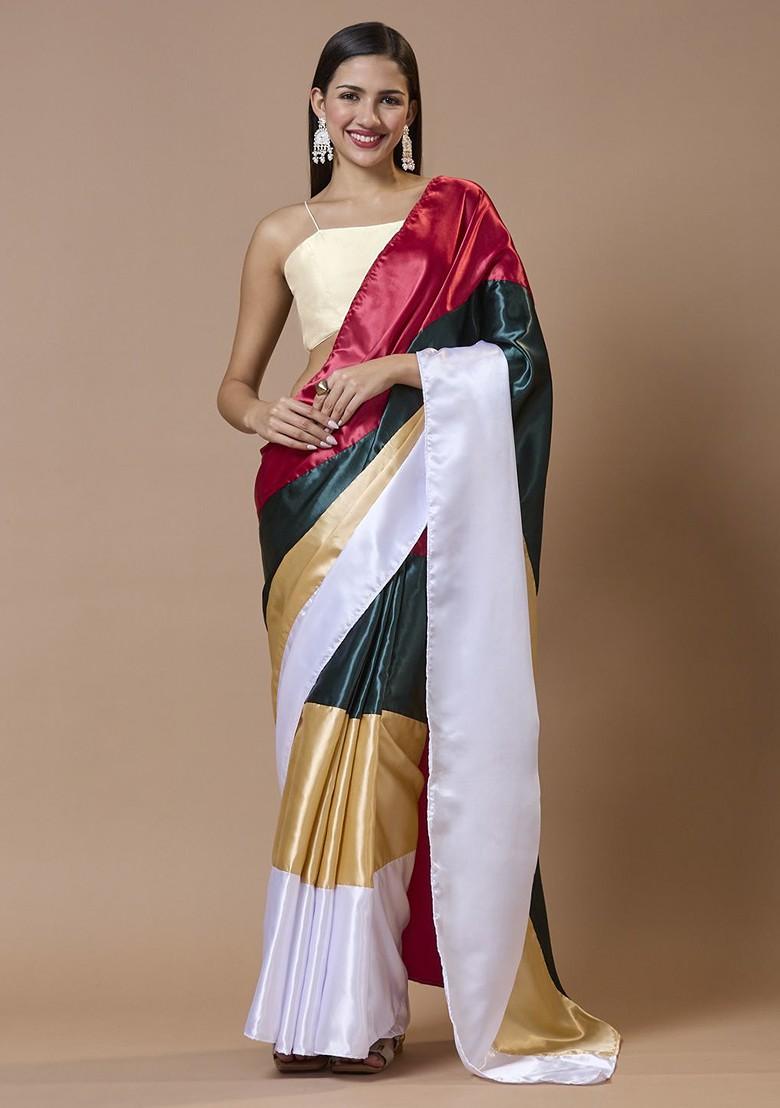 Square Neck Sleeveless Comfort Fit Padded Saree Blouse