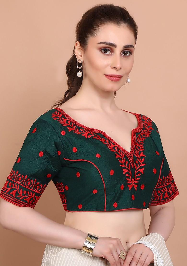 Embroidered Saree Blouse