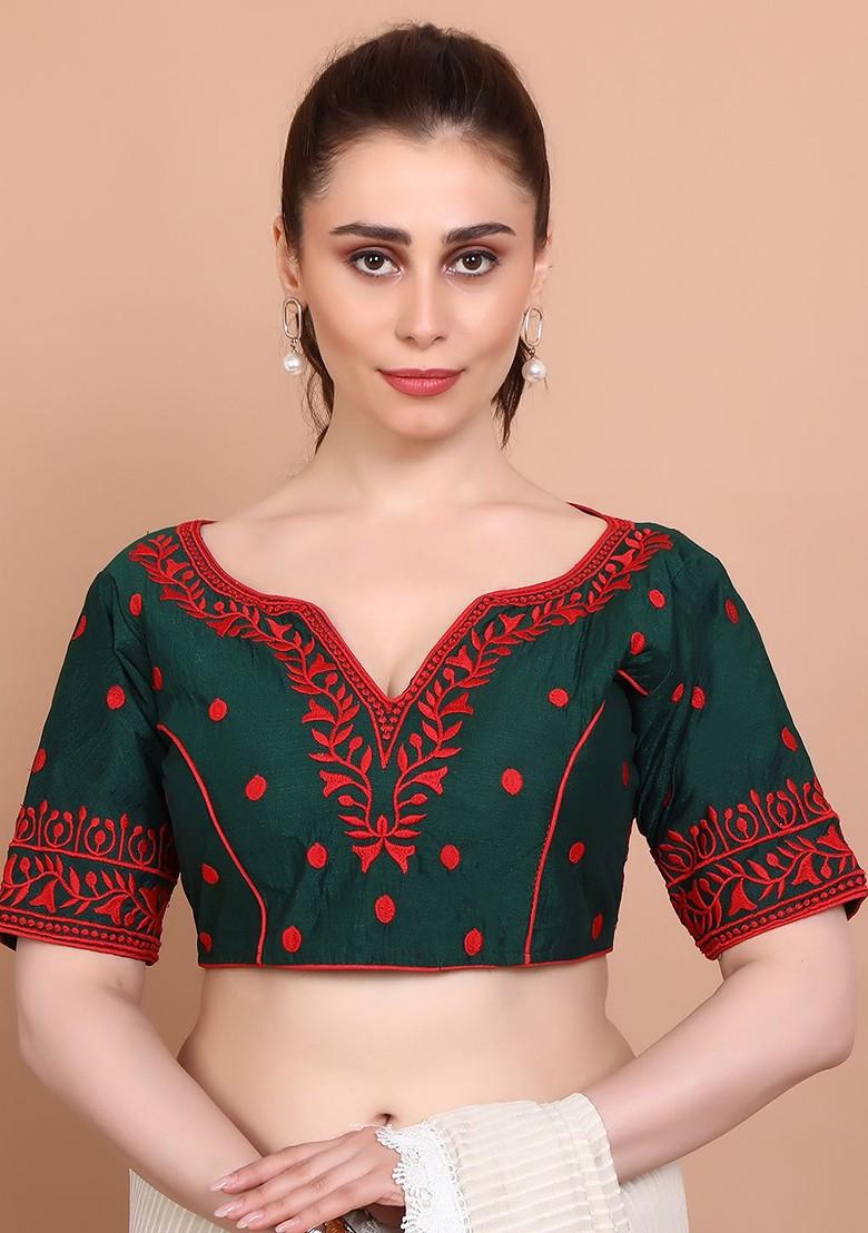 Embroidered Saree Blouse