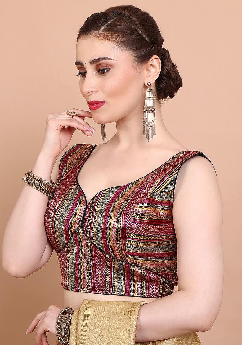 Woven Design Saree Blouse