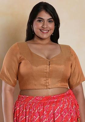 Shimmer Readymade Saree Blouse