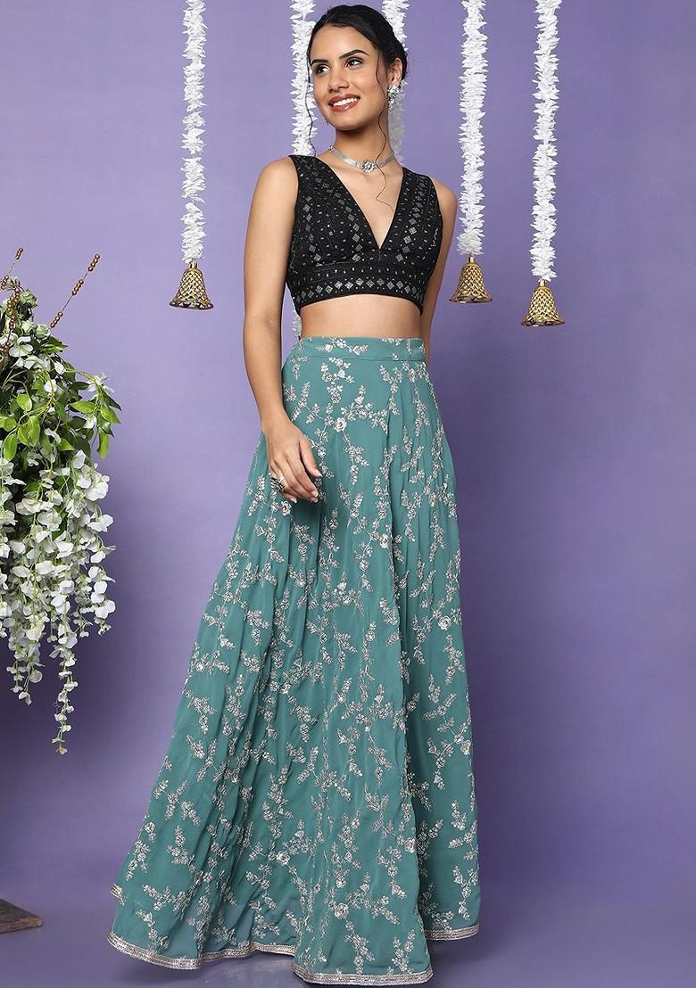 V Neck Embellished Sleeveless Readymade Saree Blouse