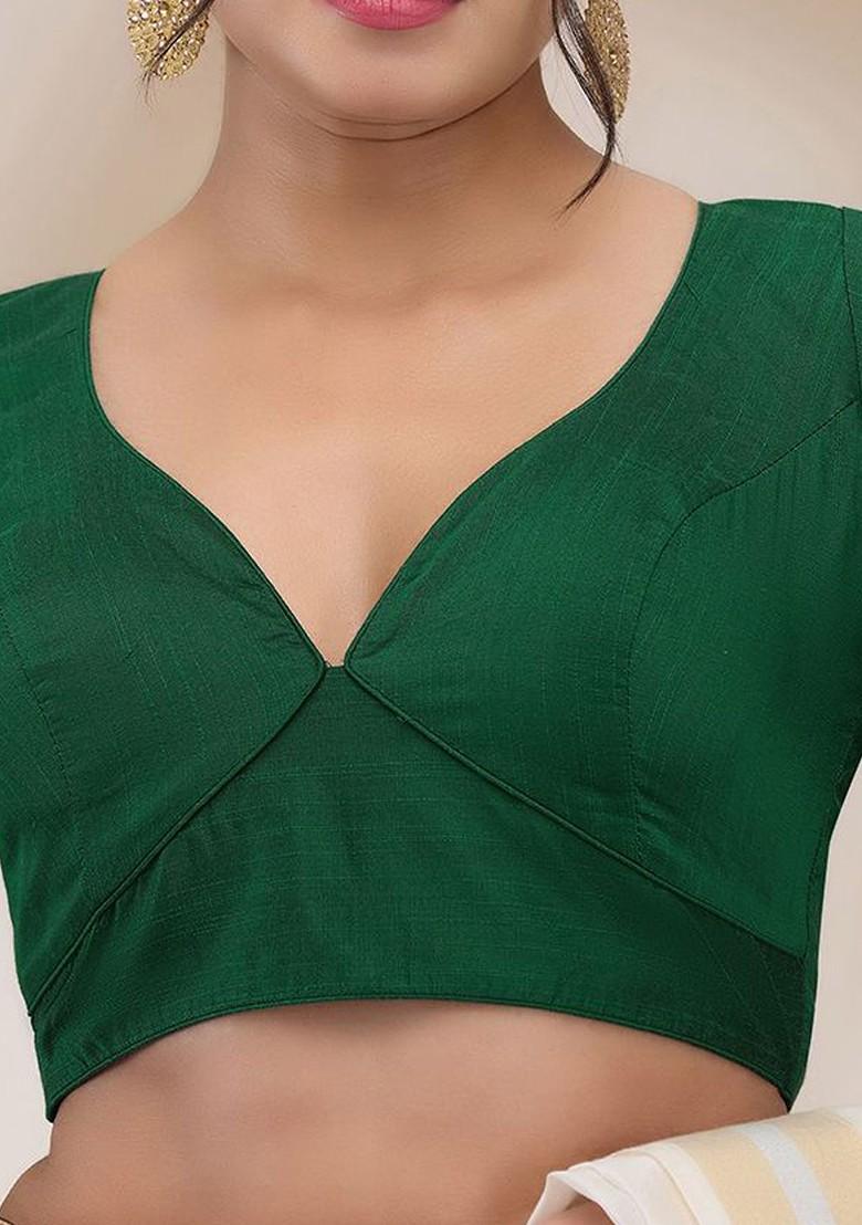 Sweetheart Neck Readymade Padded Saree Blouse