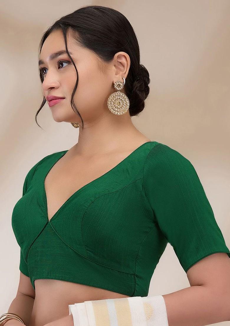 Sweetheart Neck Readymade Padded Saree Blouse