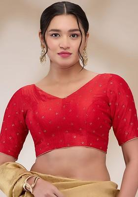 Printed Padded Saree Blouse