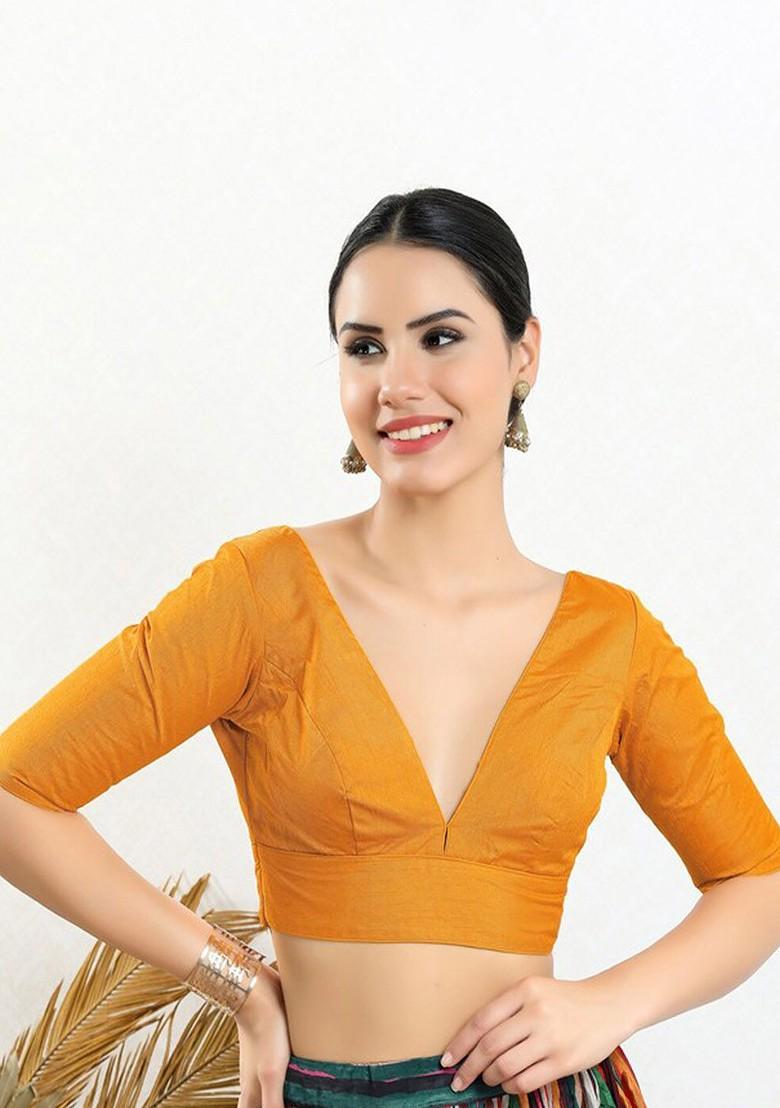 Silk Readymade Saree Blouse