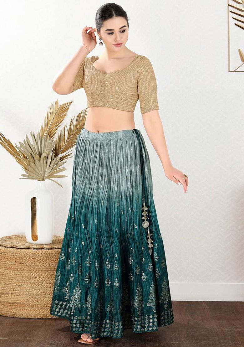 Embroidered Sweetheart Neck Georgette Saree Blouse