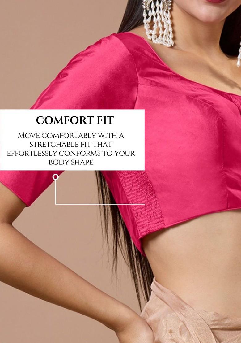 Padded Readymade Blouse With A Comfortable Fit