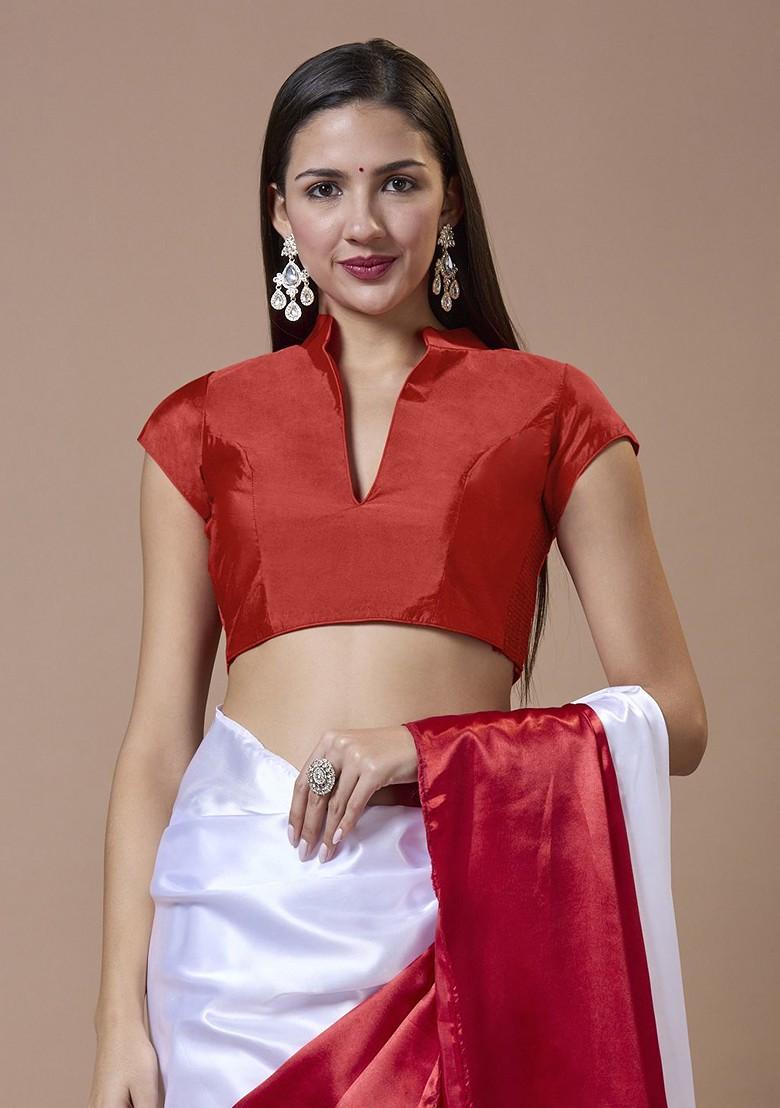 Collar Neck Readymade Blouse With A Comfortable Fit