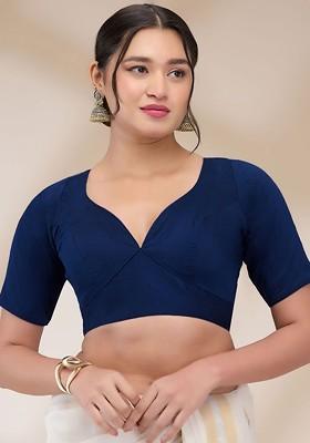 Sweetheart Neck Readymade Padded Saree Blouse