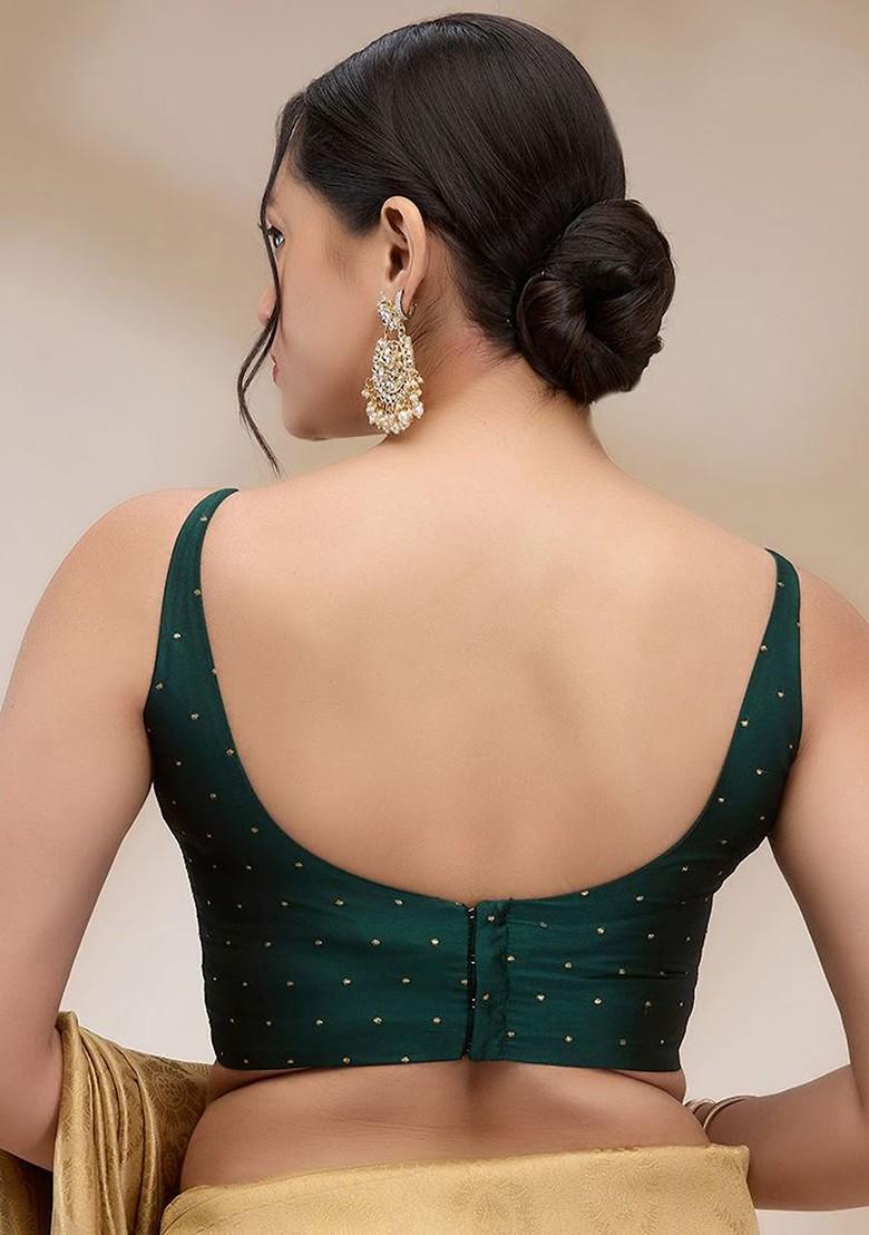 Printed Readymade Padded Saree Blouse