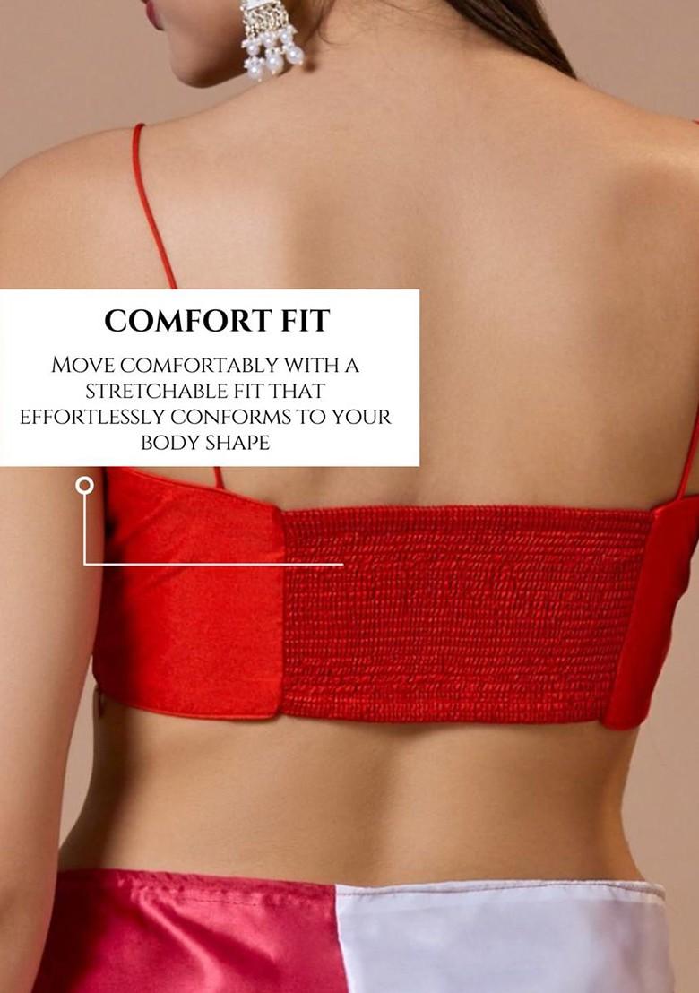 Padded Readymade Blouse With A Comfortable Fit