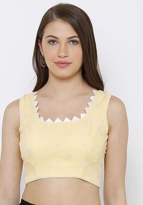 Embroidered Readymade Saree Blouse