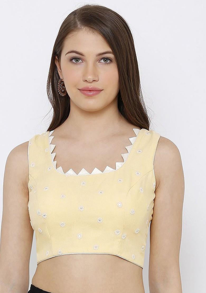 Embroidered Readymade Saree Blouse