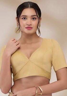 Sweetheart Neck Readymade Padded Saree Blouse