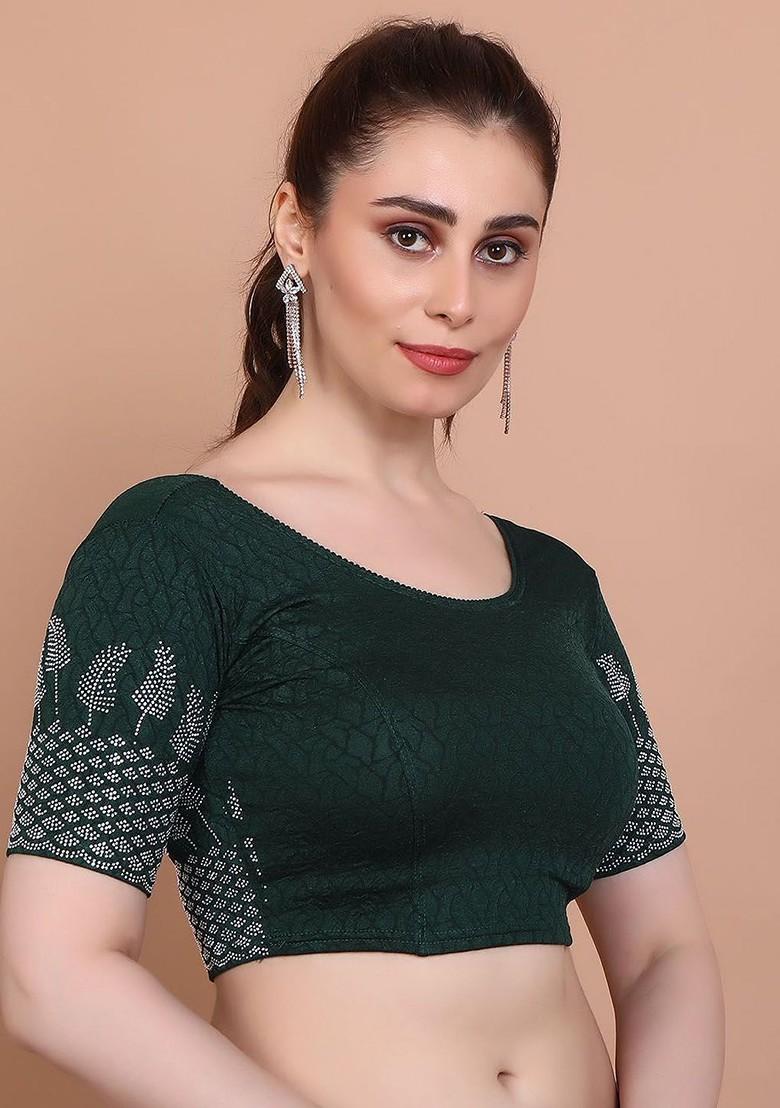 Embellished Stretchable Saree Blouse