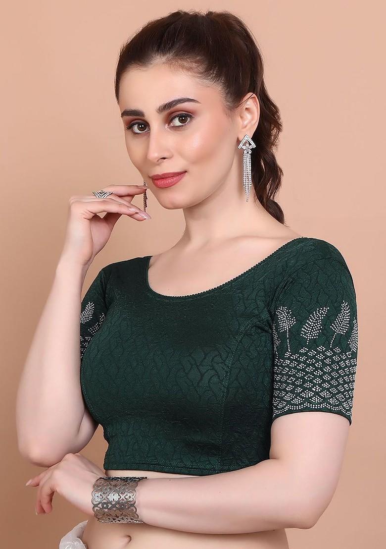Embellished Stretchable Saree Blouse