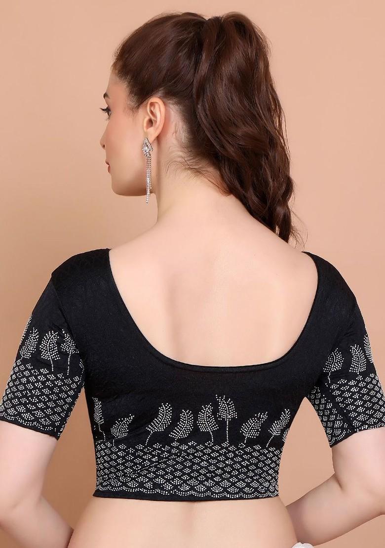 Embellished Stretchable Saree Blouse