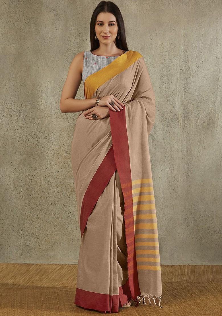 Printed Sleeveless Readymade Saree Blouse