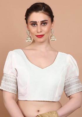 Embroidered Readymade Saree Blouse