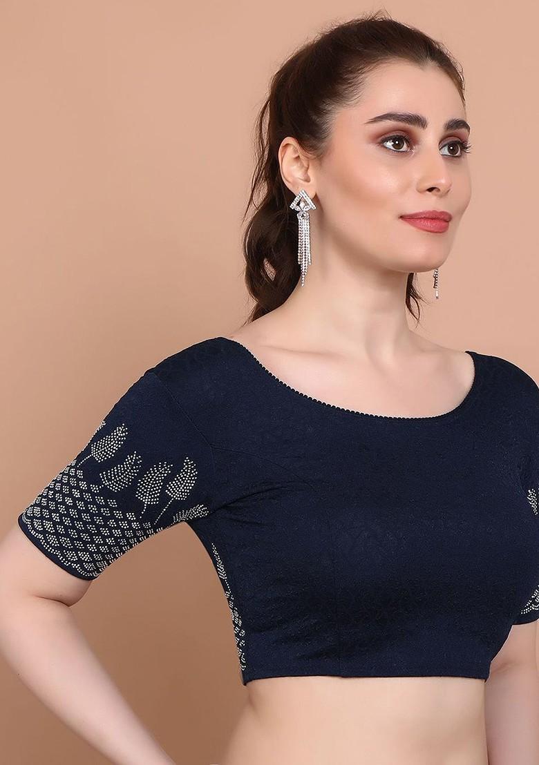 Embellished Stretchable Saree Blouse