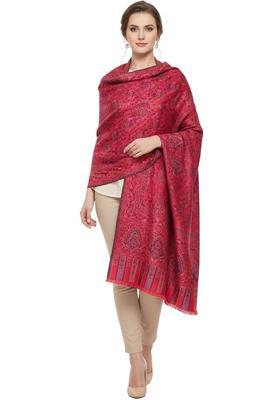 Pink Paisley Woolen Shawls