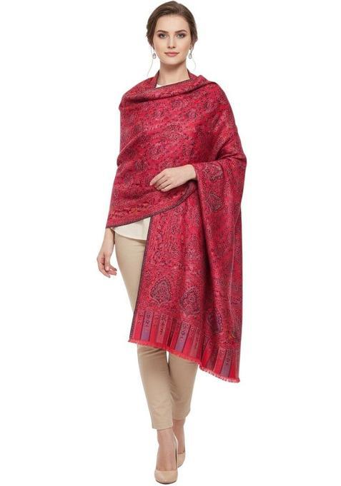 Pink Paisley Woolen Shawls