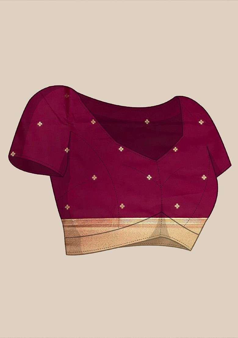 Blue Blended Saree Set with Embroidered for Diwali | Wedding & Festive Wear - Indya
