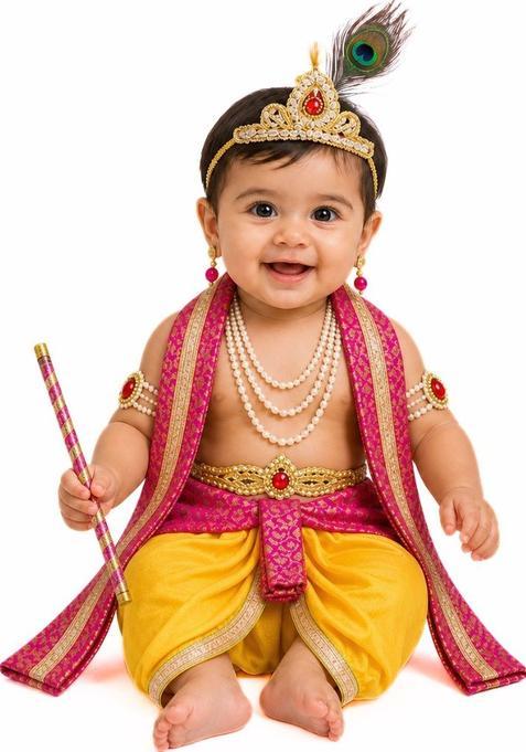 Yellow Self Design Polyester Costume For Boys 