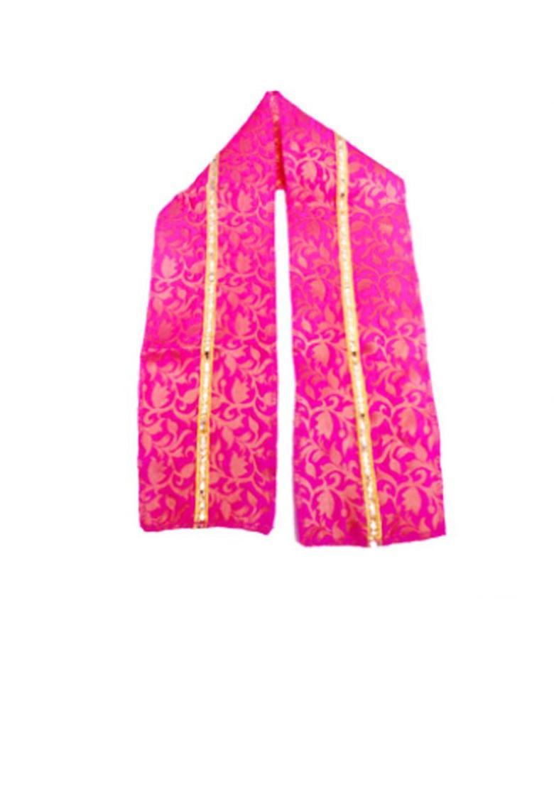 Yellow Embellished Silk Costume For Boys  - Indya