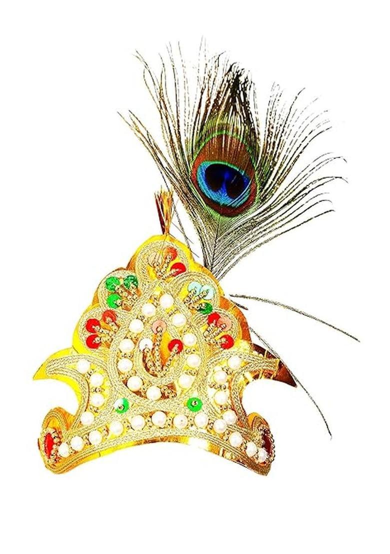 Yellow Silk Costume For Boys  - Indya