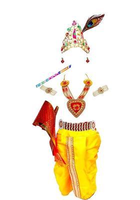 Yellow Blended Costume For Boys 