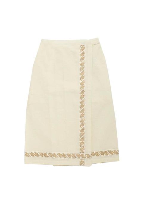 Cream Solid Cotton Dhoti For Boys 
