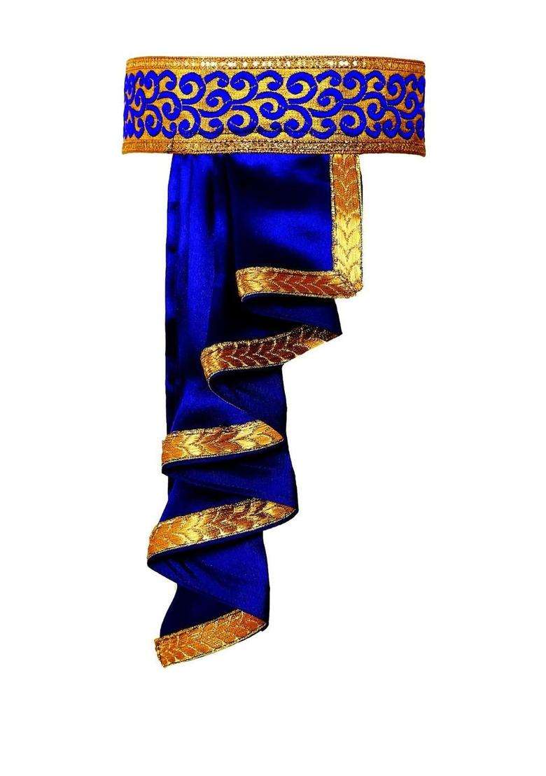 Multi Solid Silk Dhoti For Boys  - Indya