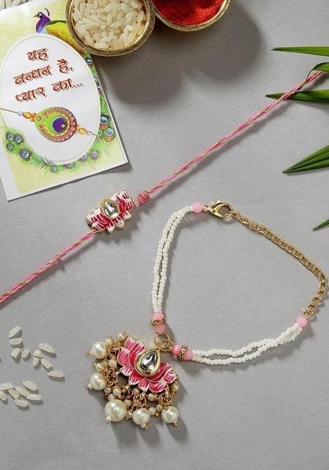 Green Bhaiya Bhabhi Rakhi Set Of 2