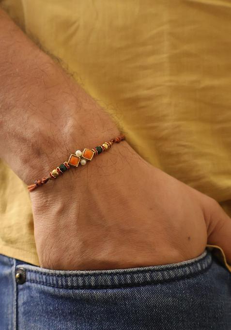Brown Thread Rakhi Set Of 1