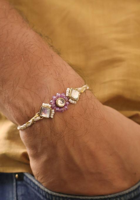 Purple Thread Rakhi Set Of 1