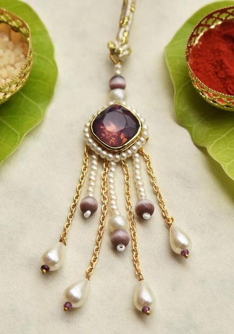 Purple Lumba Rakhi Set Of 1