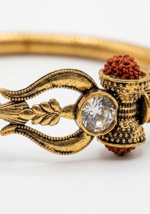 Golden Wraparound Rakhi Set Of 1