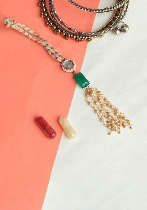 Golden Lumba Rakhi Set Of 1