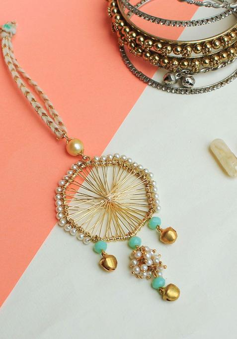Golden Lumba Rakhi Set Of 1