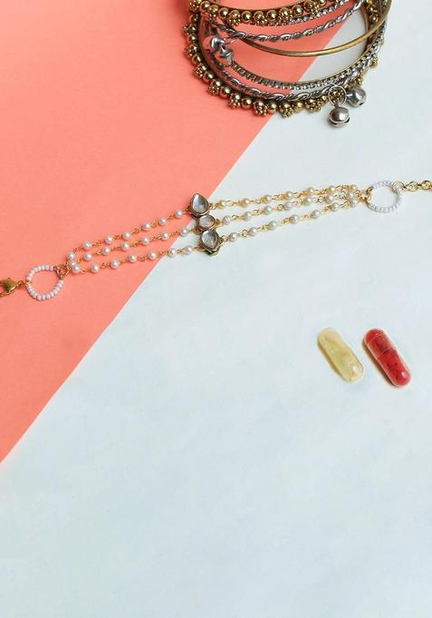 Golden Wraparound Rakhi Set Of 1