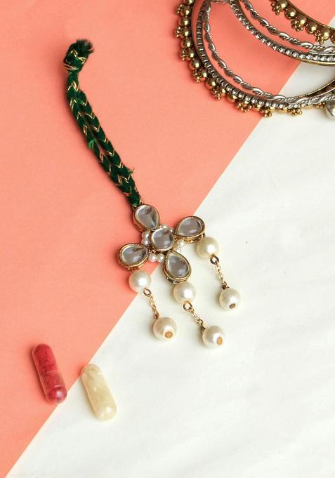 Green Lumba Rakhi Set Of 1