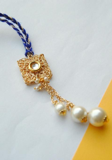 Golden Lumba Rakhi Set Of 1