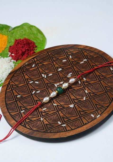 White Thread Rakhi Set Of 1