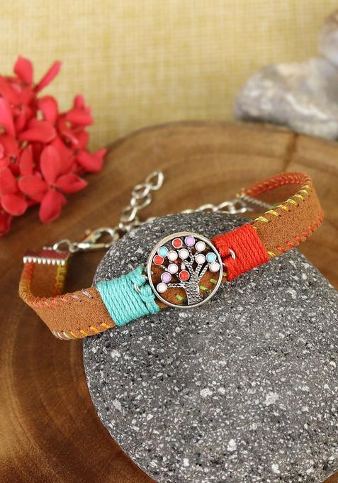 Brown Wraparound Rakhi Set Of 1