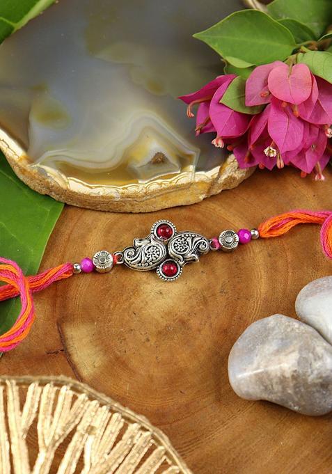Silver Thread Rakhi Set Of 1